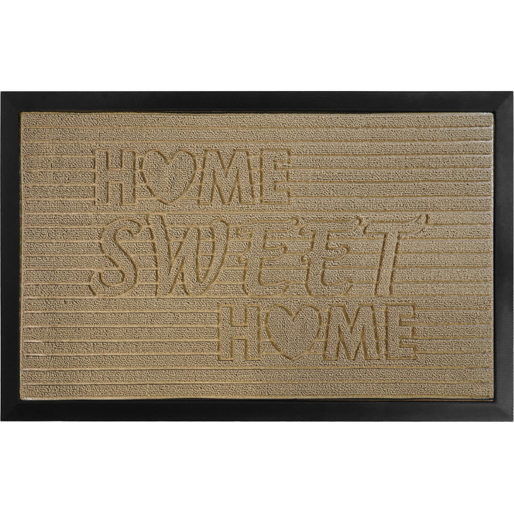 Weathermax Doormat Gorilla Grip Beige Home Sweet Home 17" x 29"