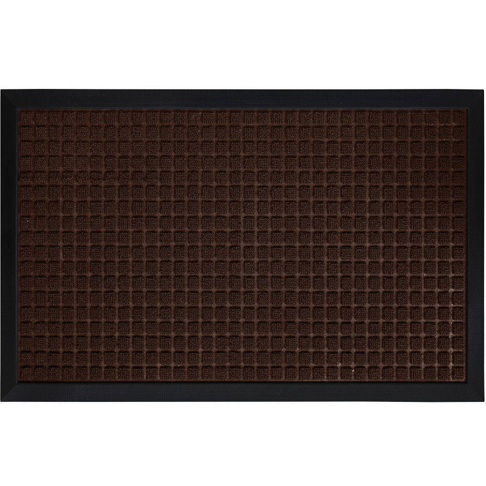 Weathermax Doormat Gorilla Grip Chocolate Squares 17" x 29"