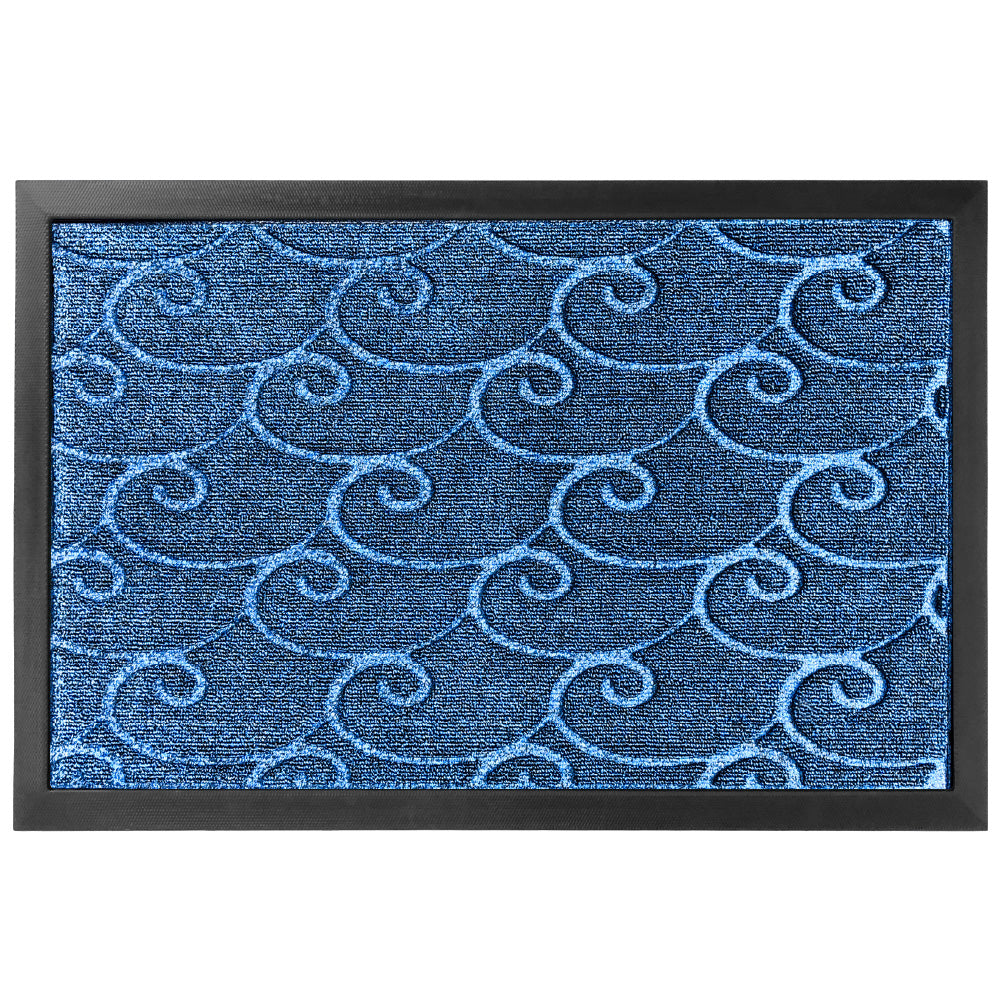 Weathermax Doormat Gorilla Grip Blue Ocean Waves 17" x 29"