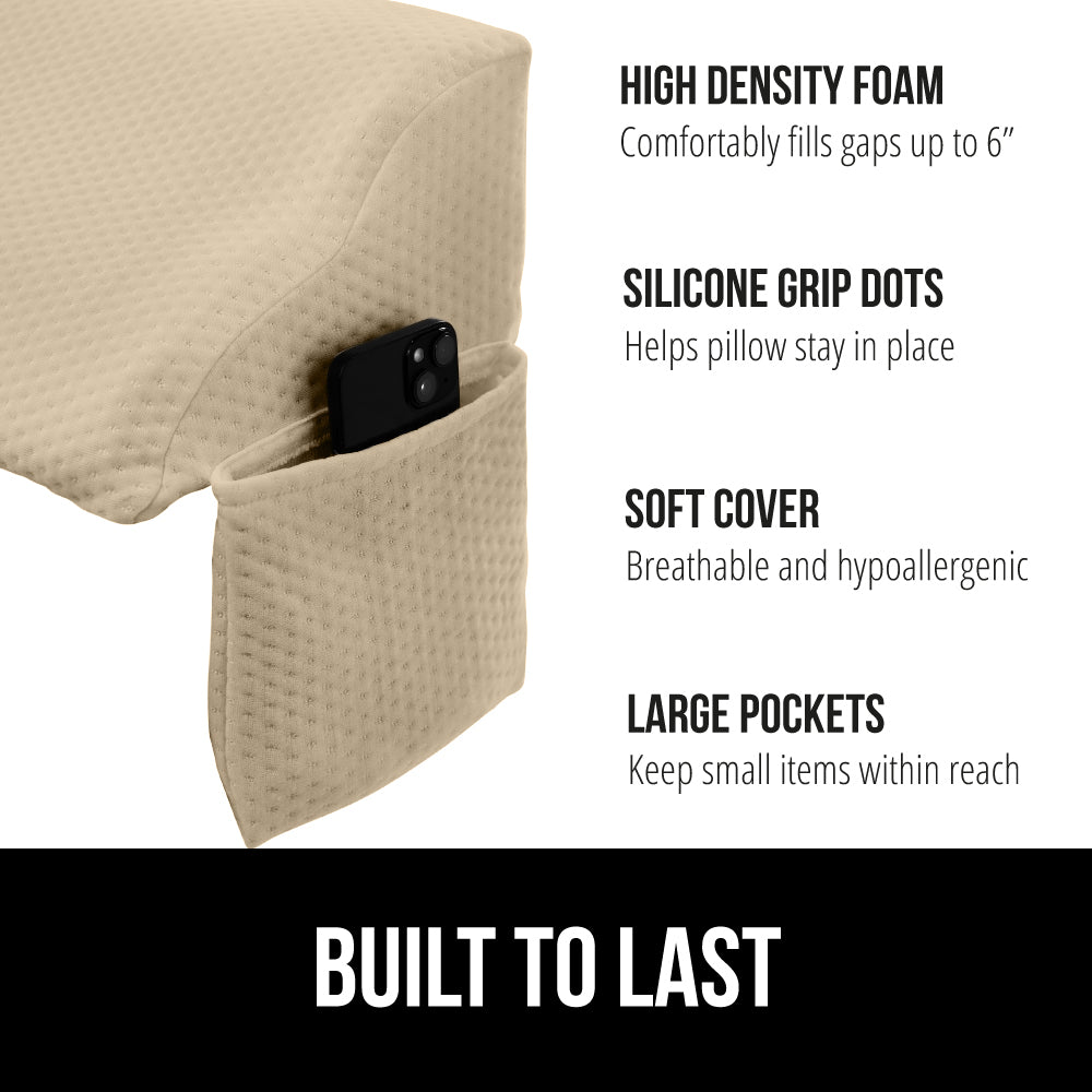 Headboard Gap Pillow  Gorilla Grip