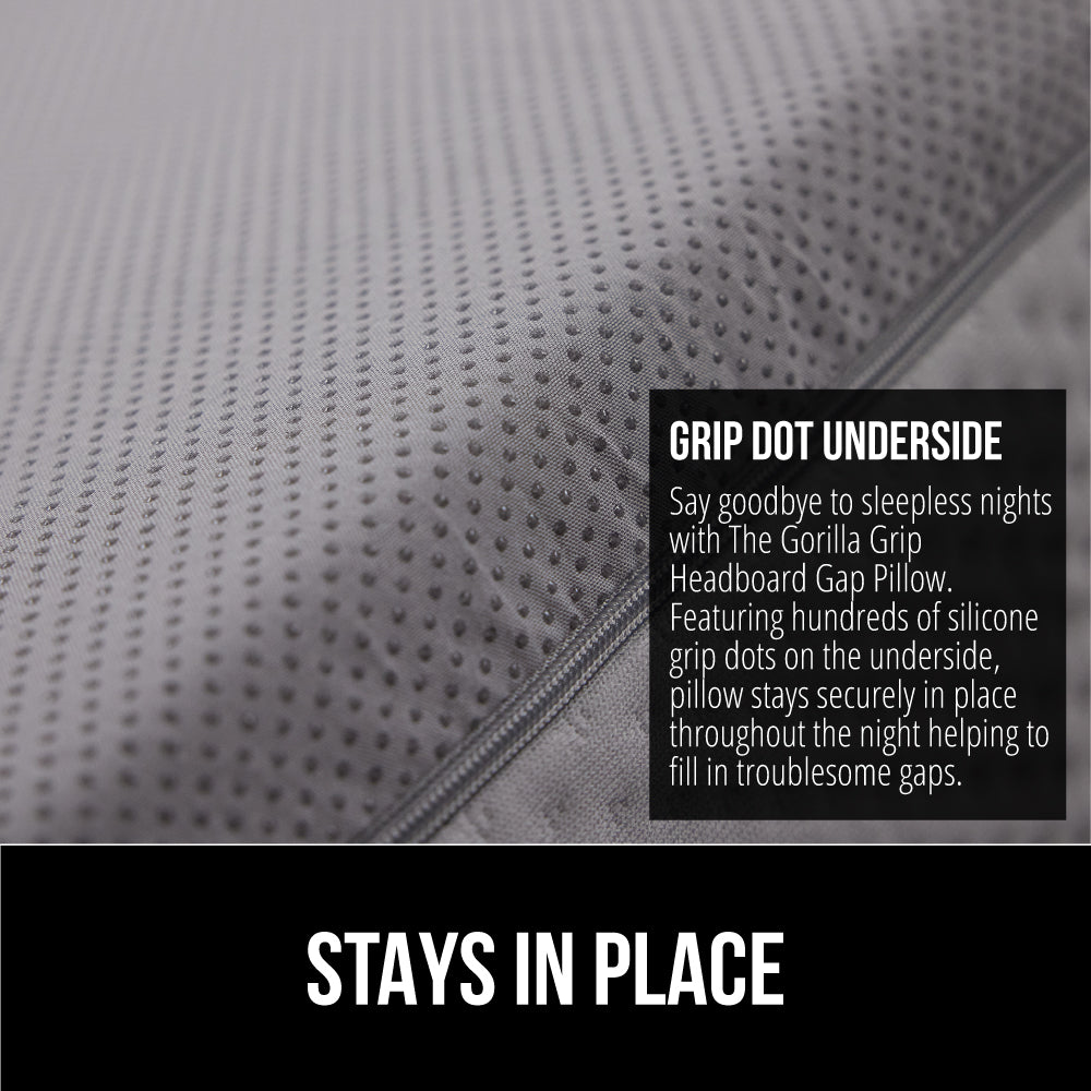 Headboard Gap Pillow  Gorilla Grip