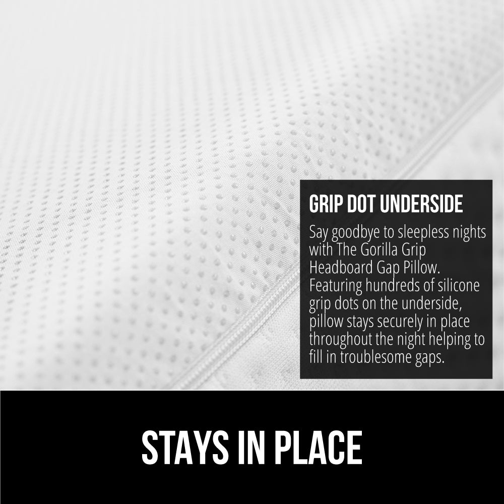 Headboard Gap Pillow  Gorilla Grip
