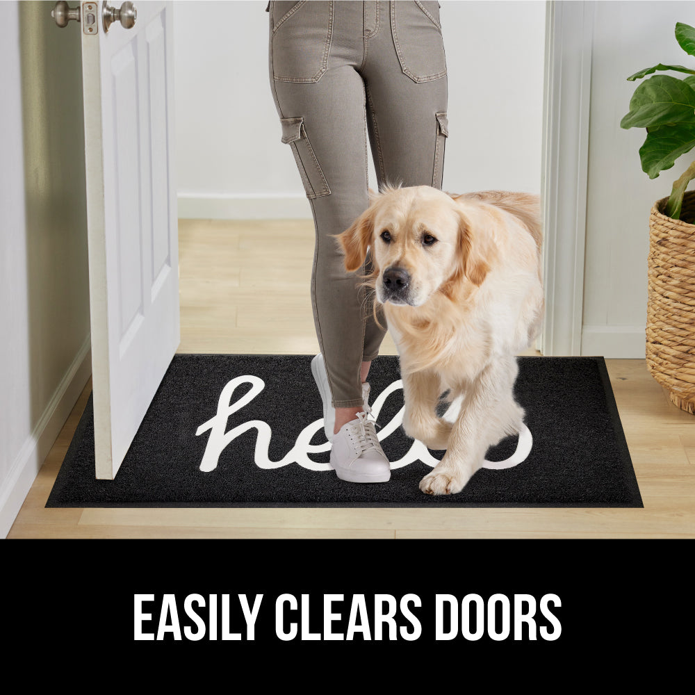 Hello Doormat Gorilla Grip