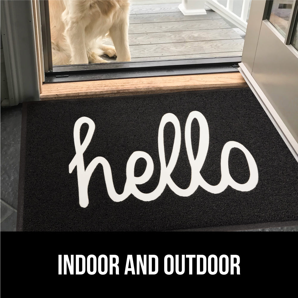 Hello Doormat Gorilla Grip