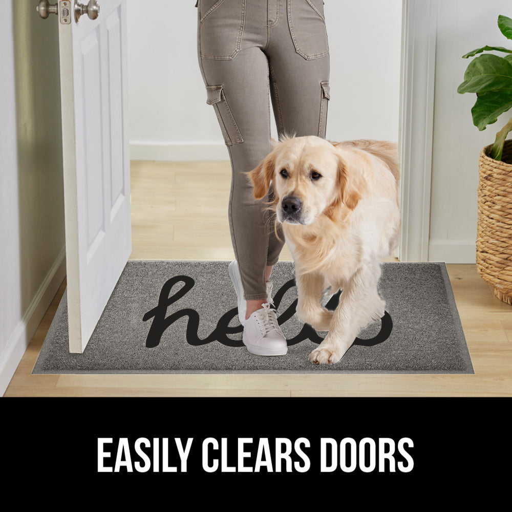 Hello Doormat Gorilla Grip