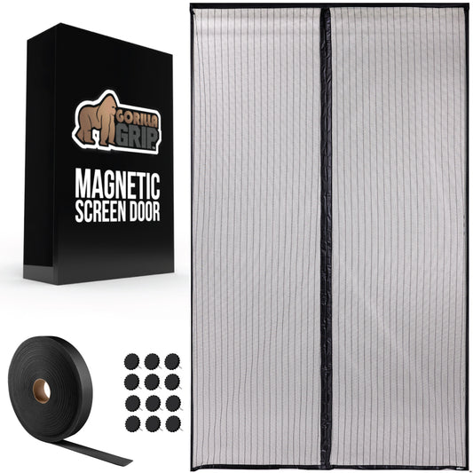 Magnetic Screen Door  Gorilla Grip 82" x 38"