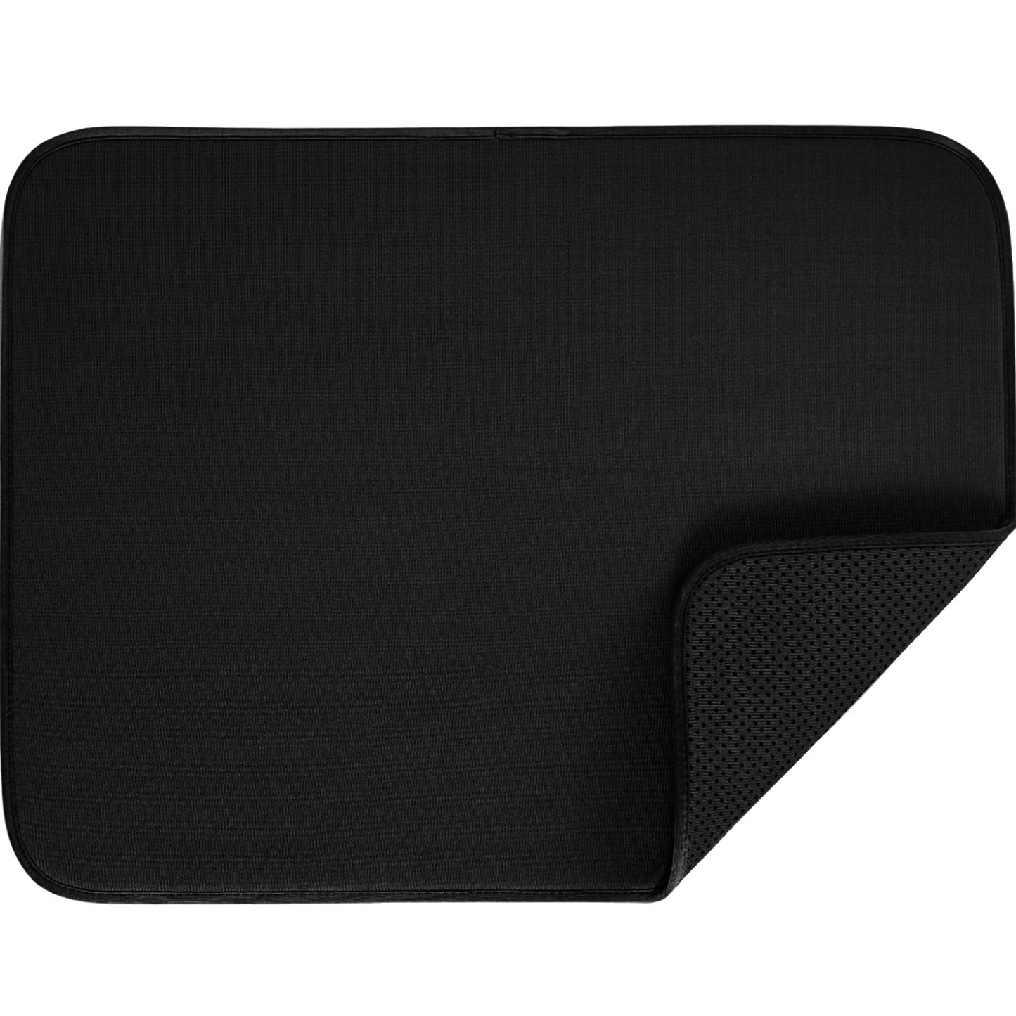 Microfiber Dish Drying Mat Gorilla Grip Black 16 x 18