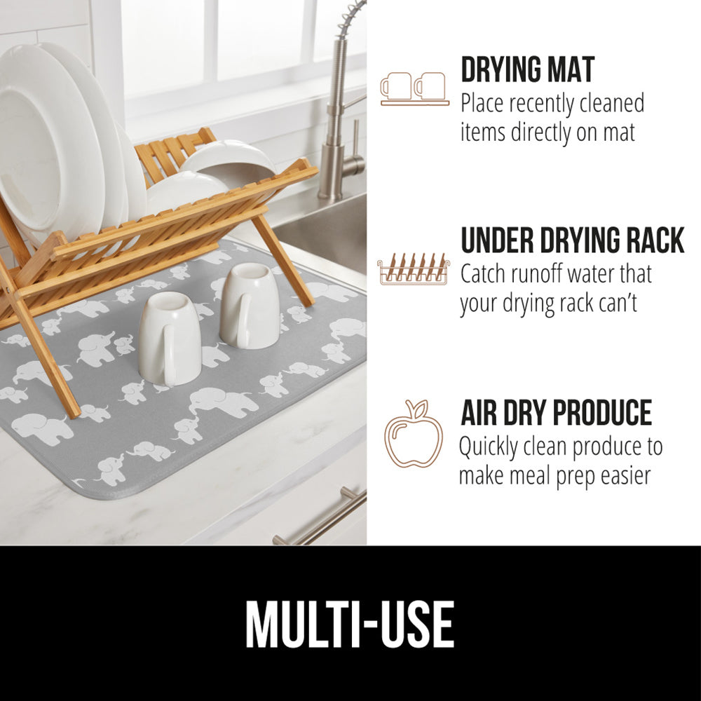 Microfiber Dish Drying Mat  Gorilla Grip