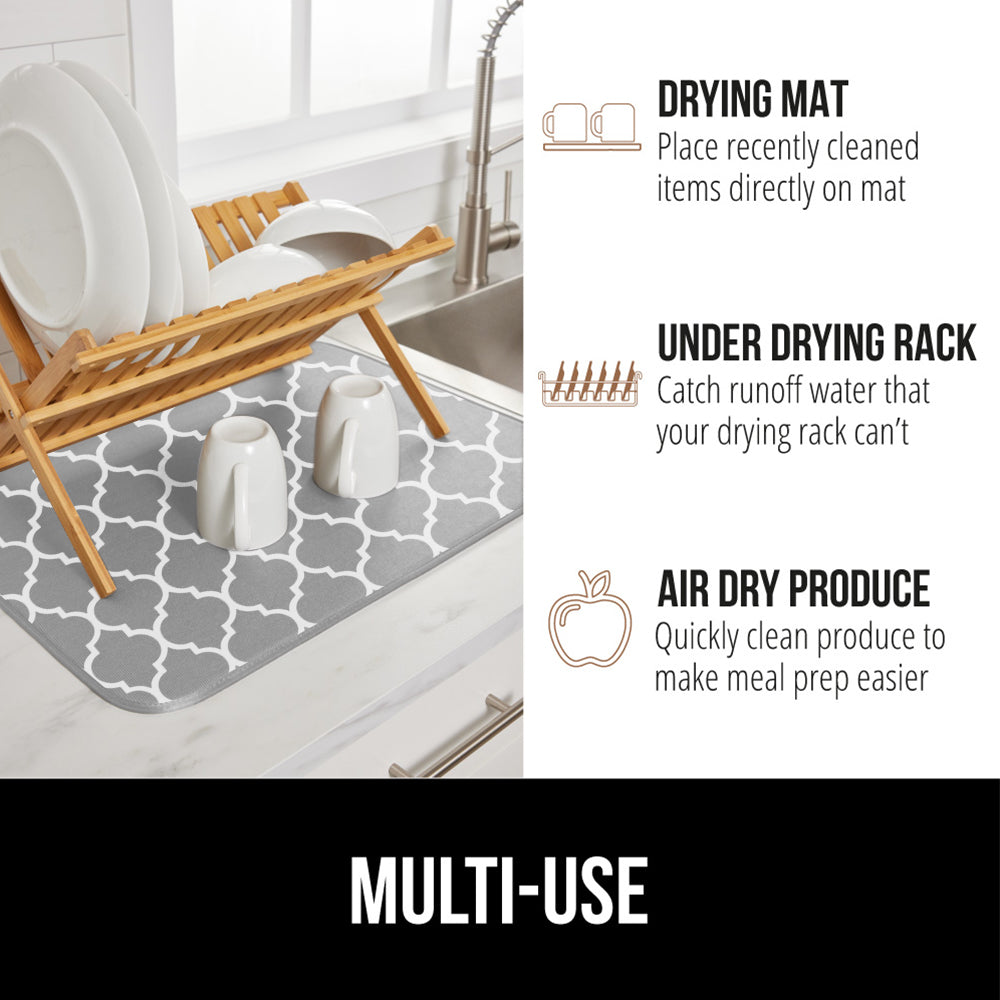 Microfiber Dish Drying Mat  Gorilla Grip