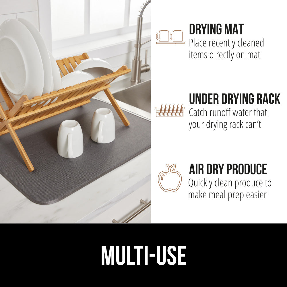 Microfiber Dish Drying Mat  Gorilla Grip