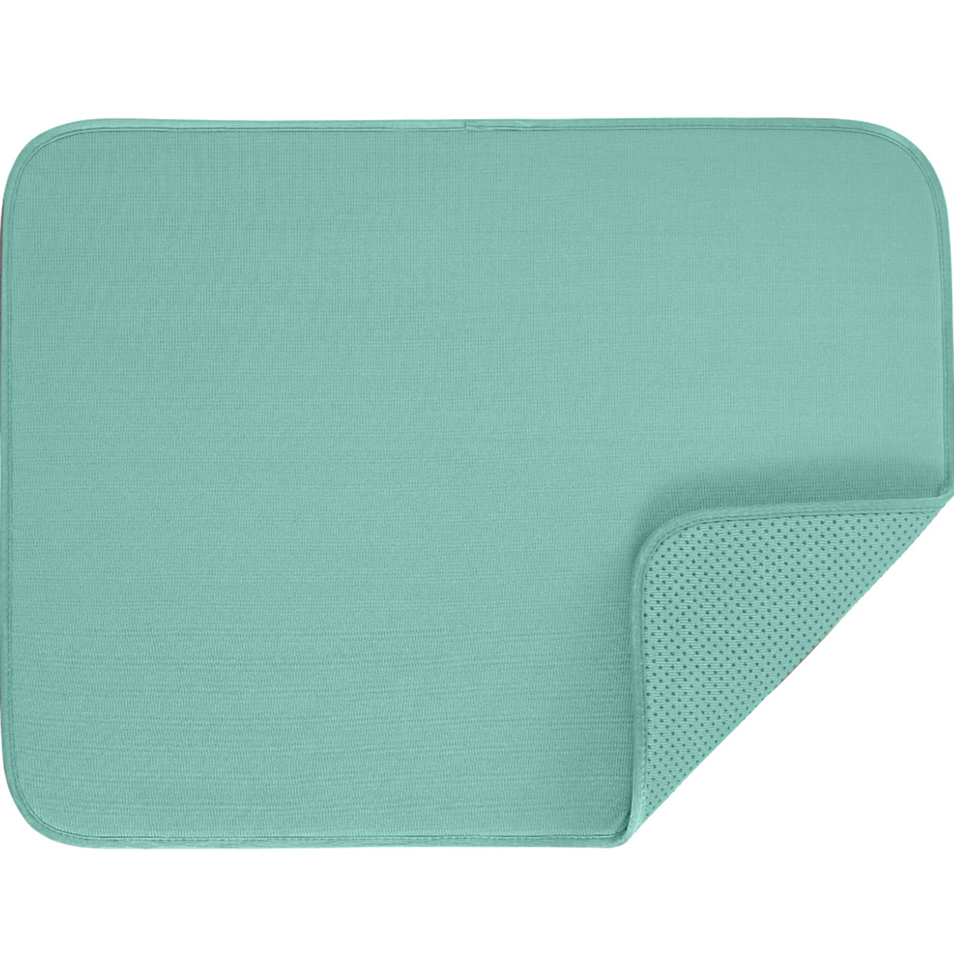 Microfiber Dish Drying Mat  Gorilla Grip Mint 16 x 18