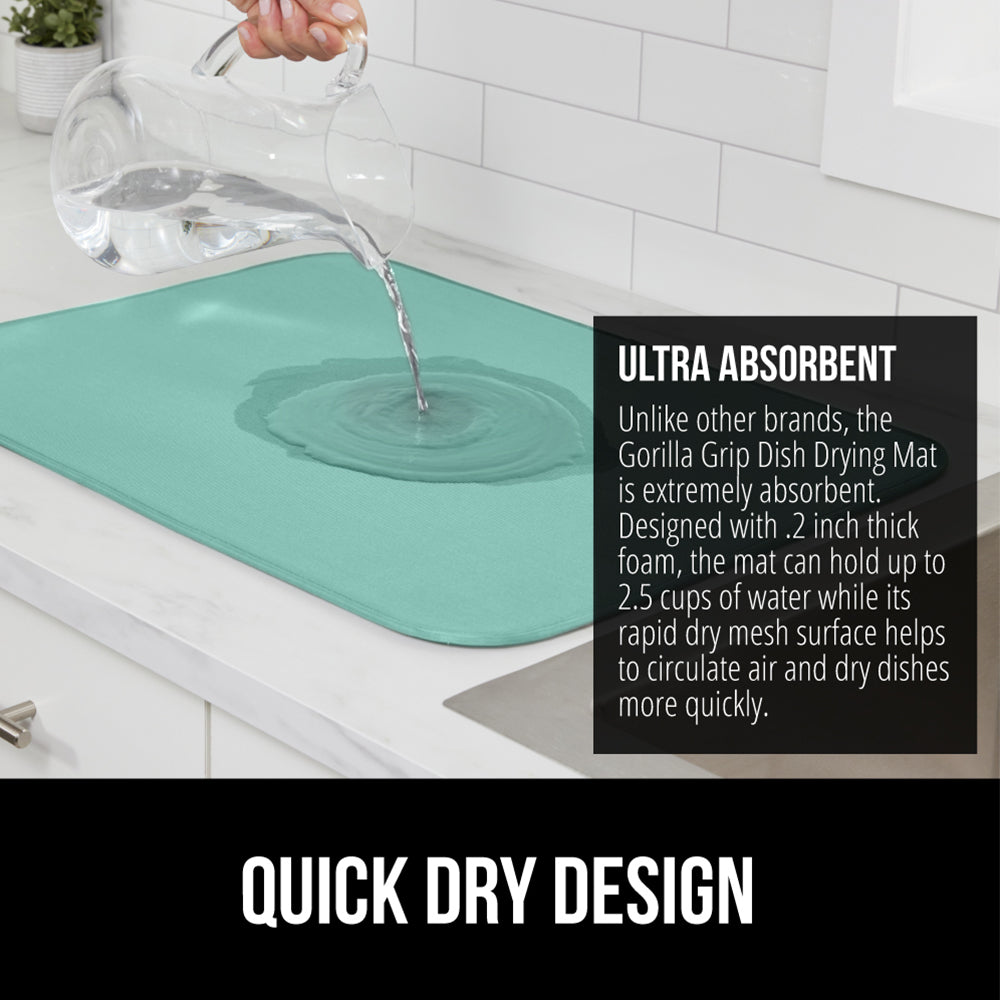 Microfiber Dish Drying Mat  Gorilla Grip