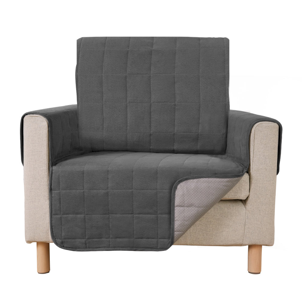 Waterproof Couch Cover Gorilla Grip Charcoal Chair