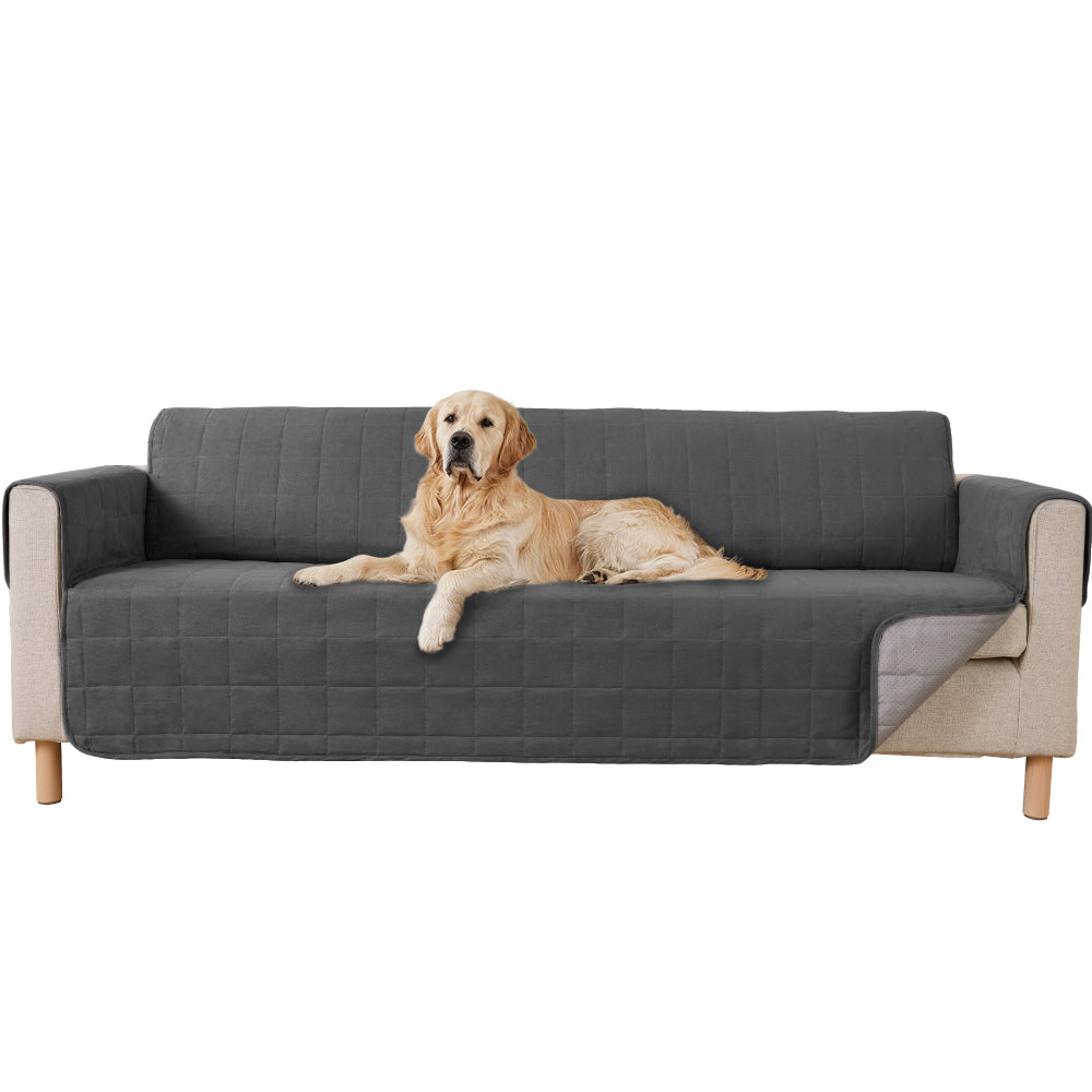Waterproof Couch Cover Gorilla Grip Charcoal Oversized Sofa