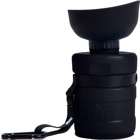 Pet Water Bottle  Gorilla Grip Black