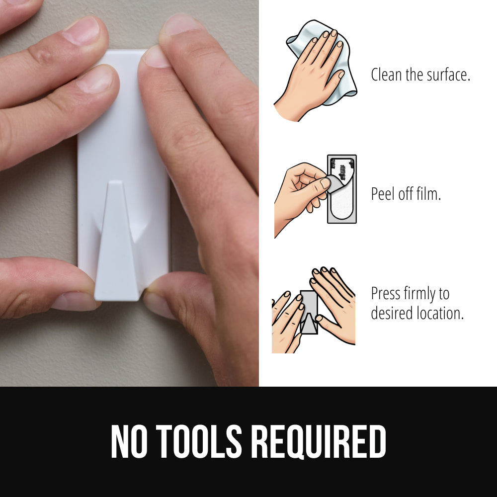 Removable Hooks Gorilla Grip