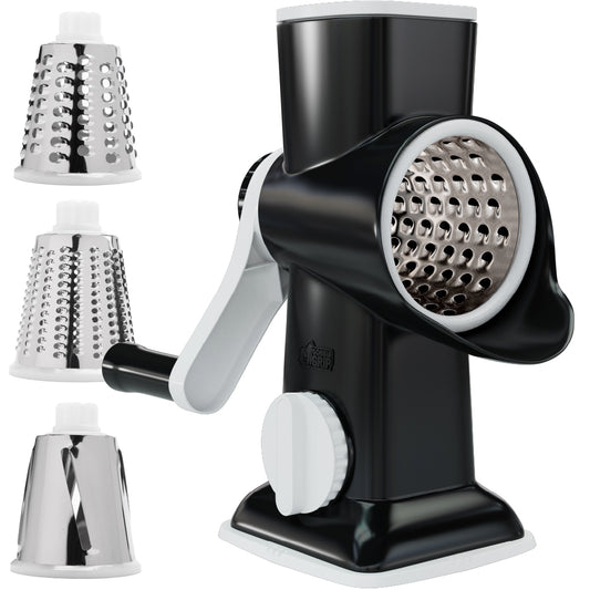 Rotary Grater Gorilla Grip Black