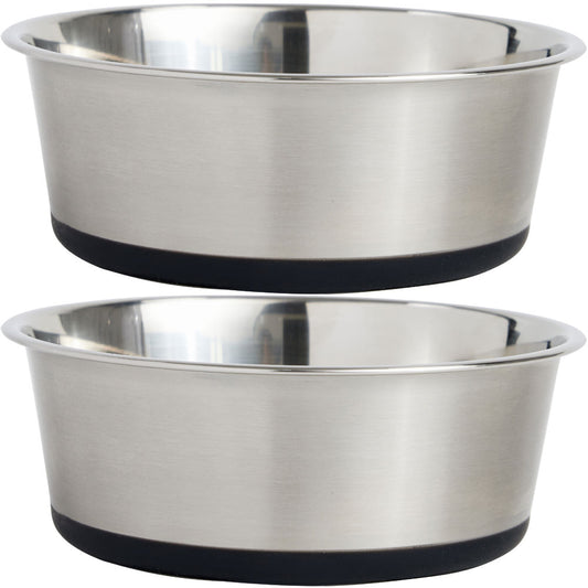 Stainless Steel Dog Bowl (Single) Gorilla Grip