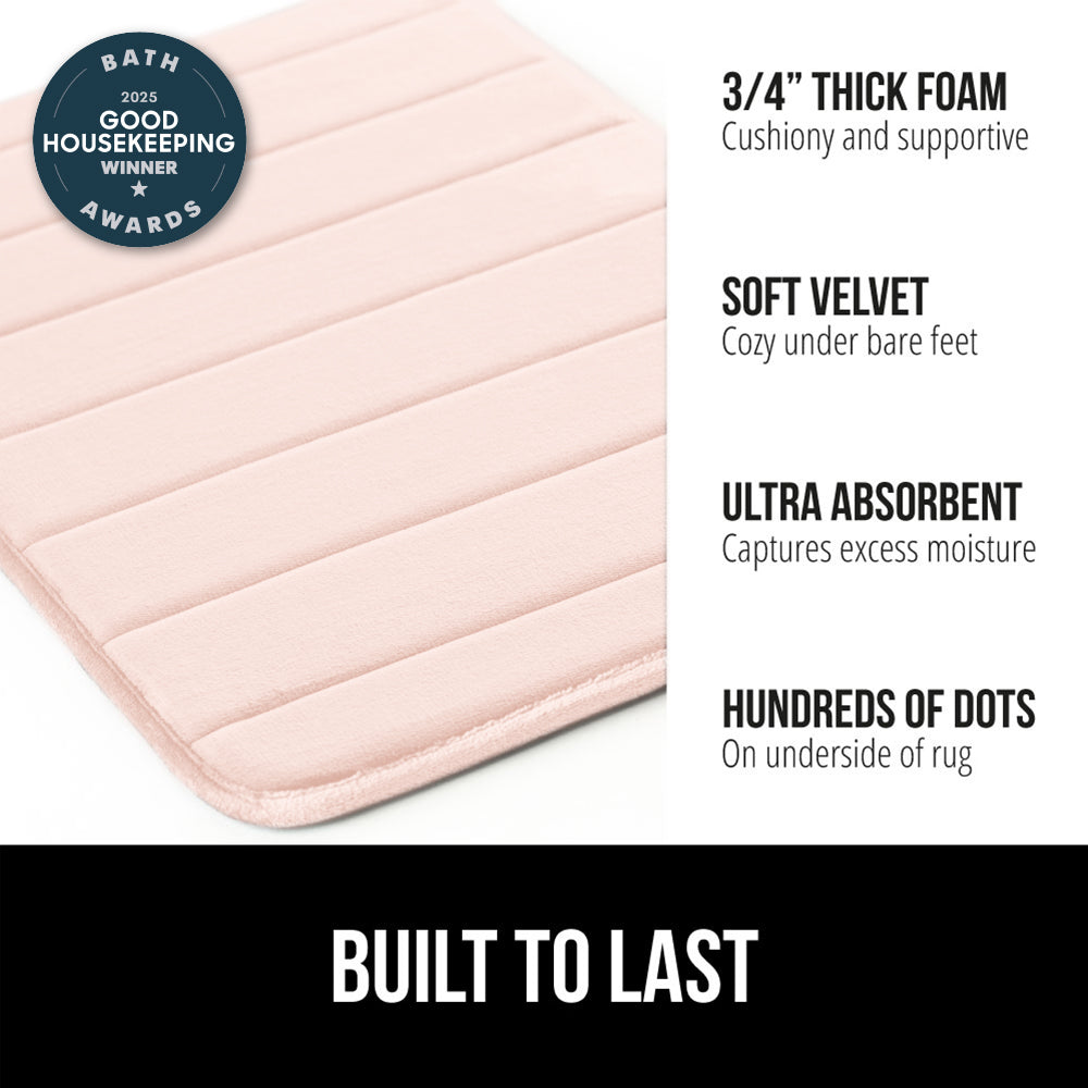Striped Bath Rug Memory