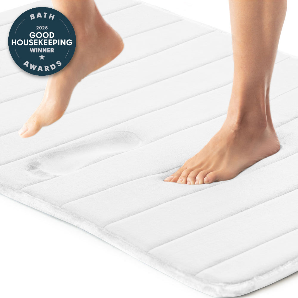 Striped Bath Rug Memory