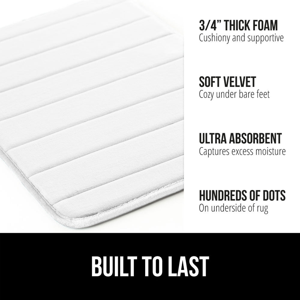 Striped Bath Rug Memory