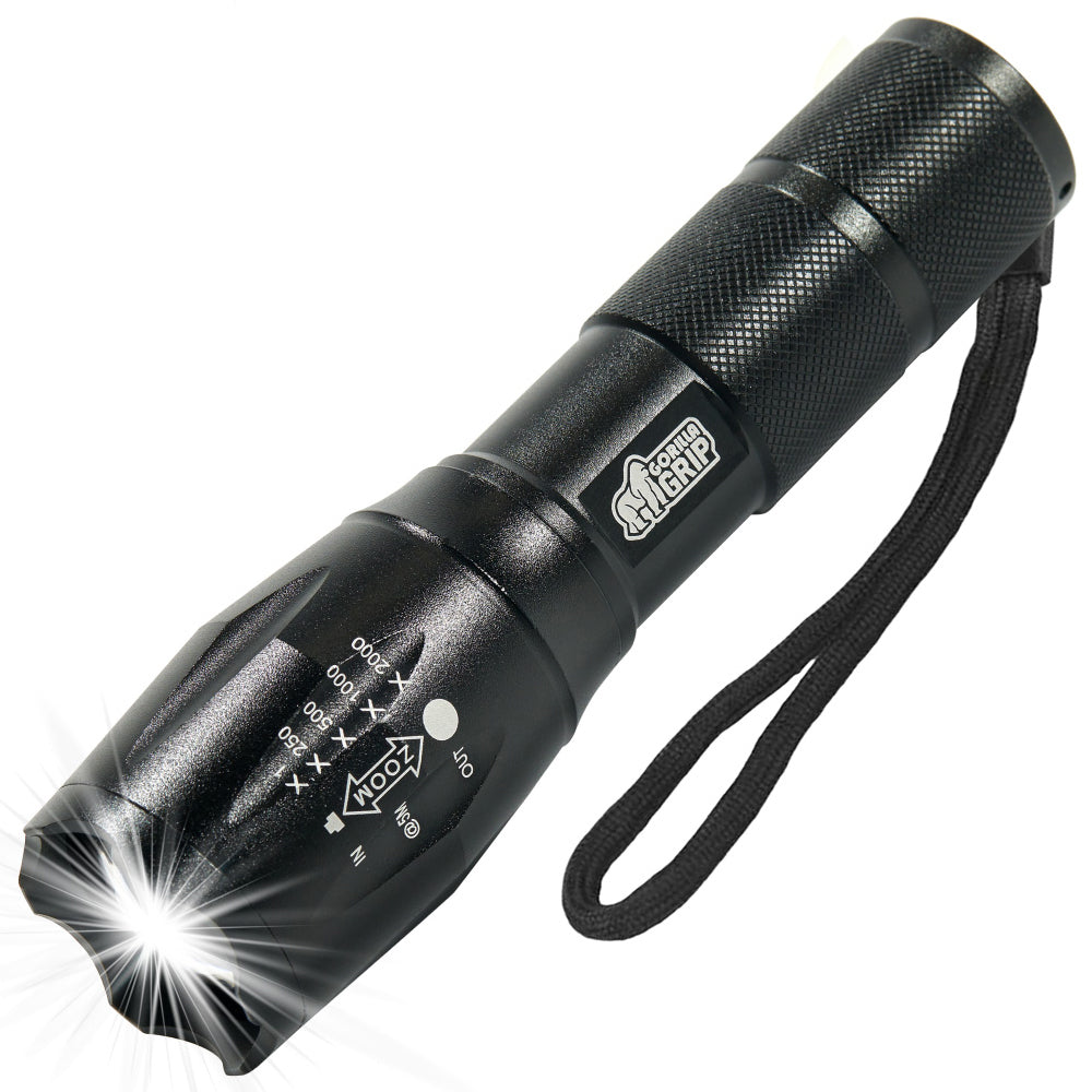 Flashlight Gorilla Grip Black 1 Pack