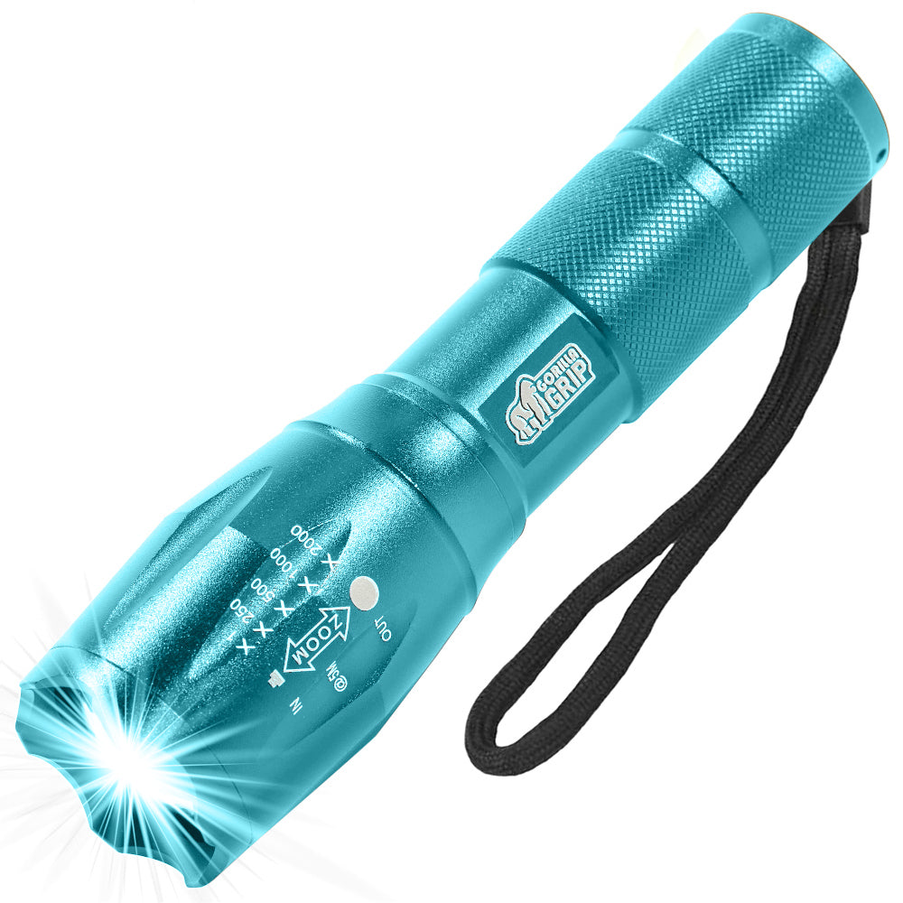 Flashlight Gorilla Grip Turquoise 1 Pack