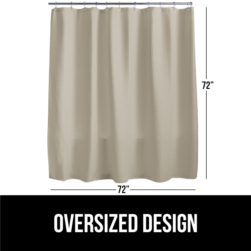Waffle Shower Curtain Gorilla Grip