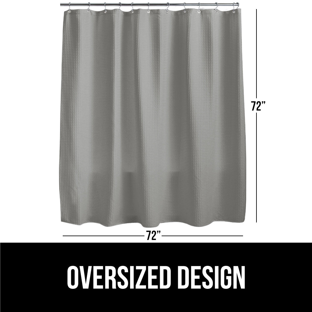 Waffle Shower Curtain Gorilla Grip