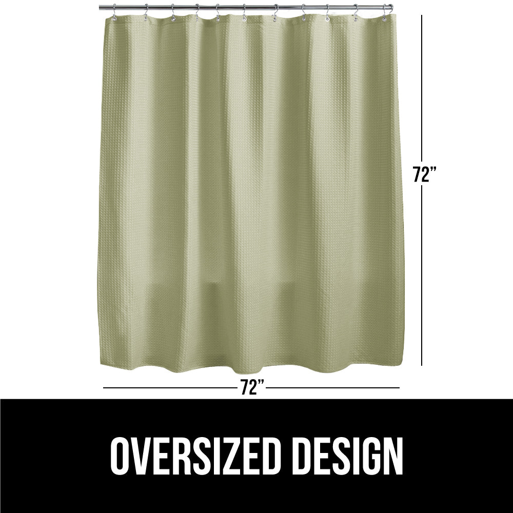 Waffle Shower Curtain Gorilla Grip