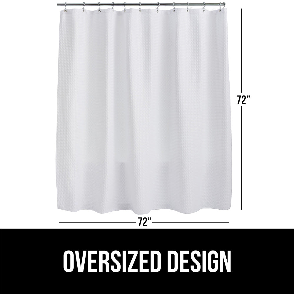 Waffle Shower Curtain Gorilla Grip