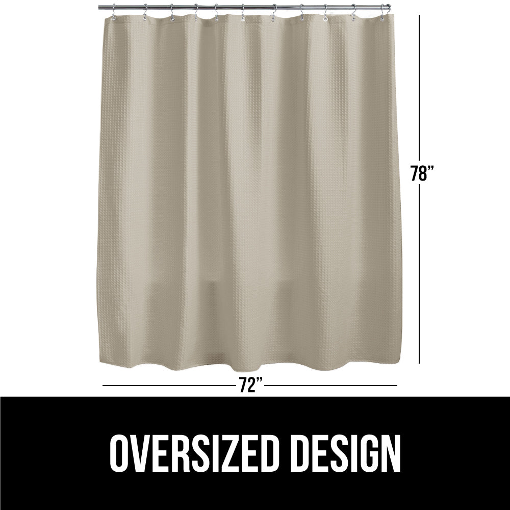 Waffle Shower Curtain Gorilla Grip