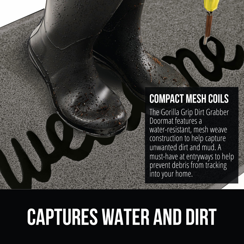 Hello Doormat Gorilla Grip
