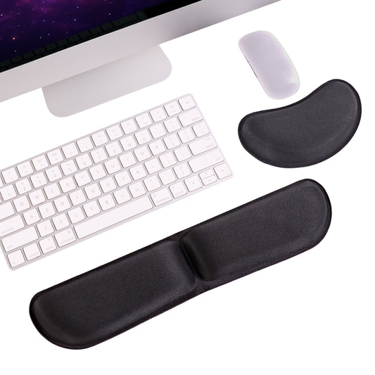 Wrist Rest Combo Gorilla Grip Set of 2 Black