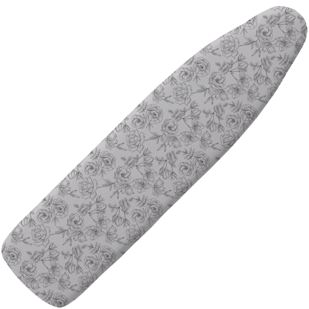 Ironing Board Cover Gorilla Grip Gray Floral 15" x 54"