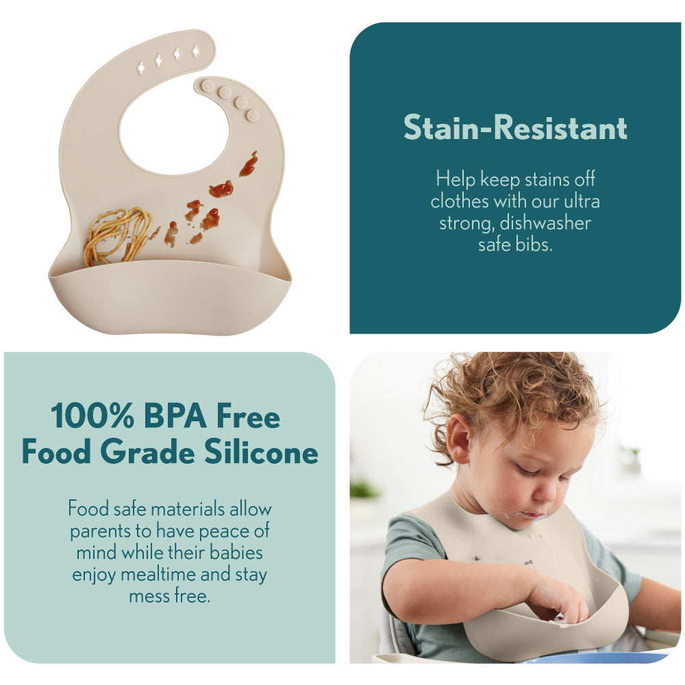 Mighty Monkey Silicone Bib Gorilla Grip