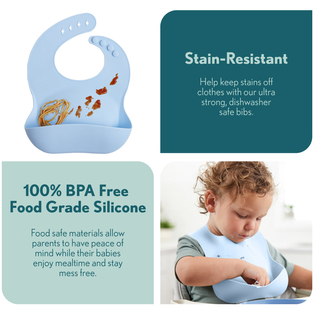 Mighty Monkey Silicone Bib Gorilla Grip