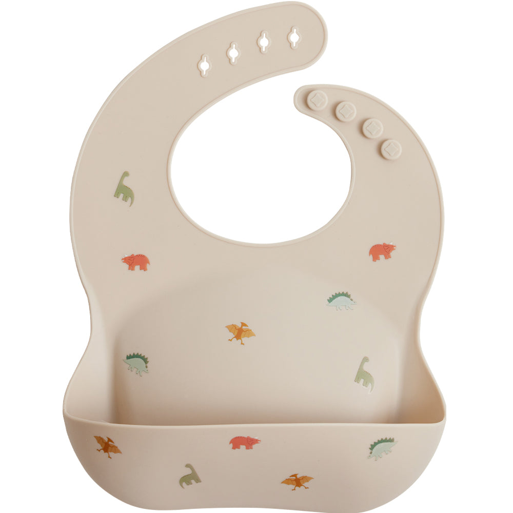 Mighty Monkey Silicone Bib Gorilla Grip Dino