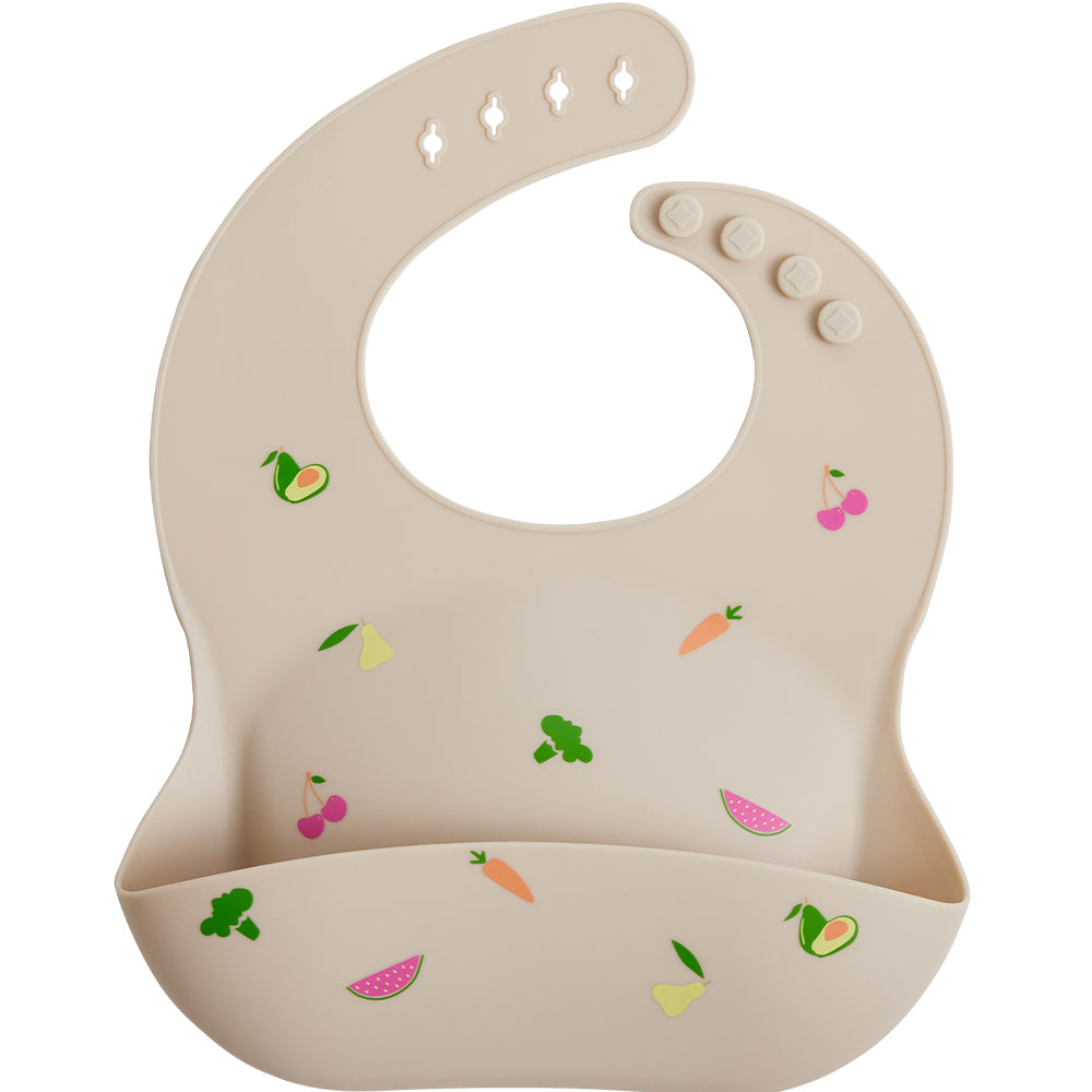 Mighty Monkey Silicone Bib Gorilla Grip Fruit