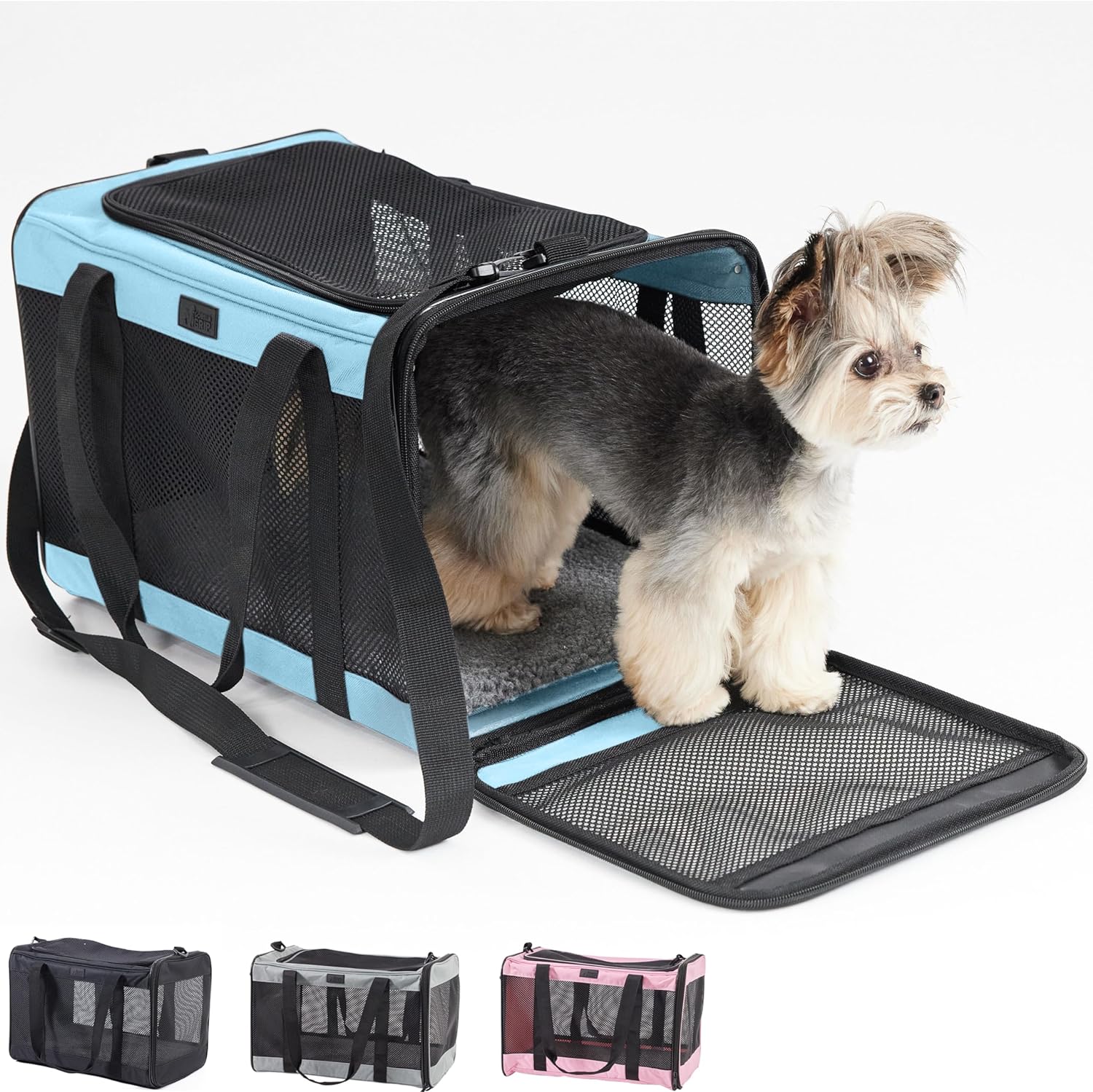 Gorilla Grip Soft Travel Dog Cat Carrier Up to 25 LBS