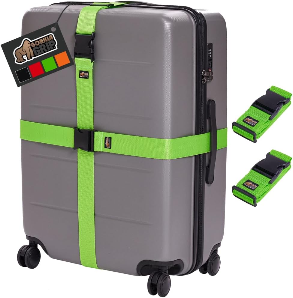 Adjustable Luggage Straps for Suitcases