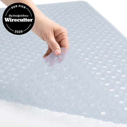 Bath Mat Gorilla Grip Frosted Ice Translucent 1 Pack