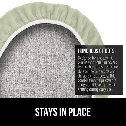 Toilet Lid Cover Gorilla Grip Sage STORY