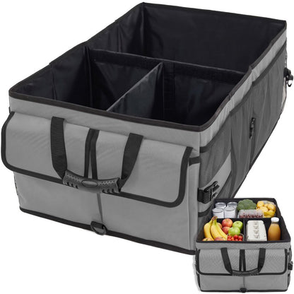 Trunk Organizer Gorilla Grip Gray 24x15x10 HERO