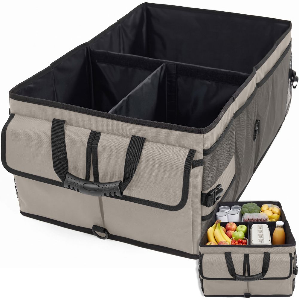 Trunk Organizer Gorilla Grip Beige