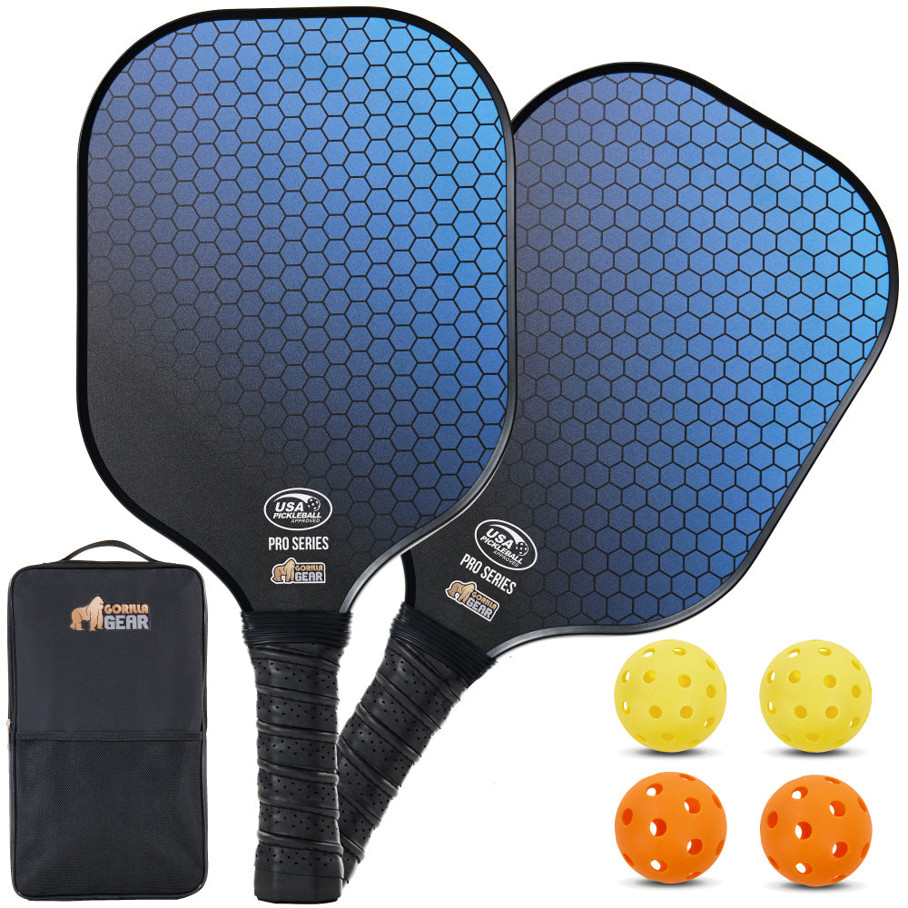 Pickleball Set  Gorilla Grip Blue 2 Pack 