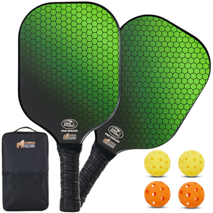 Pickleball Set  Gorilla Grip Green 2 Pack 