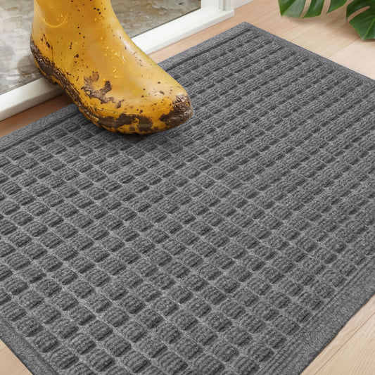 HydroAbsorb Doormat Gorilla Grip Gray 29" x 17"