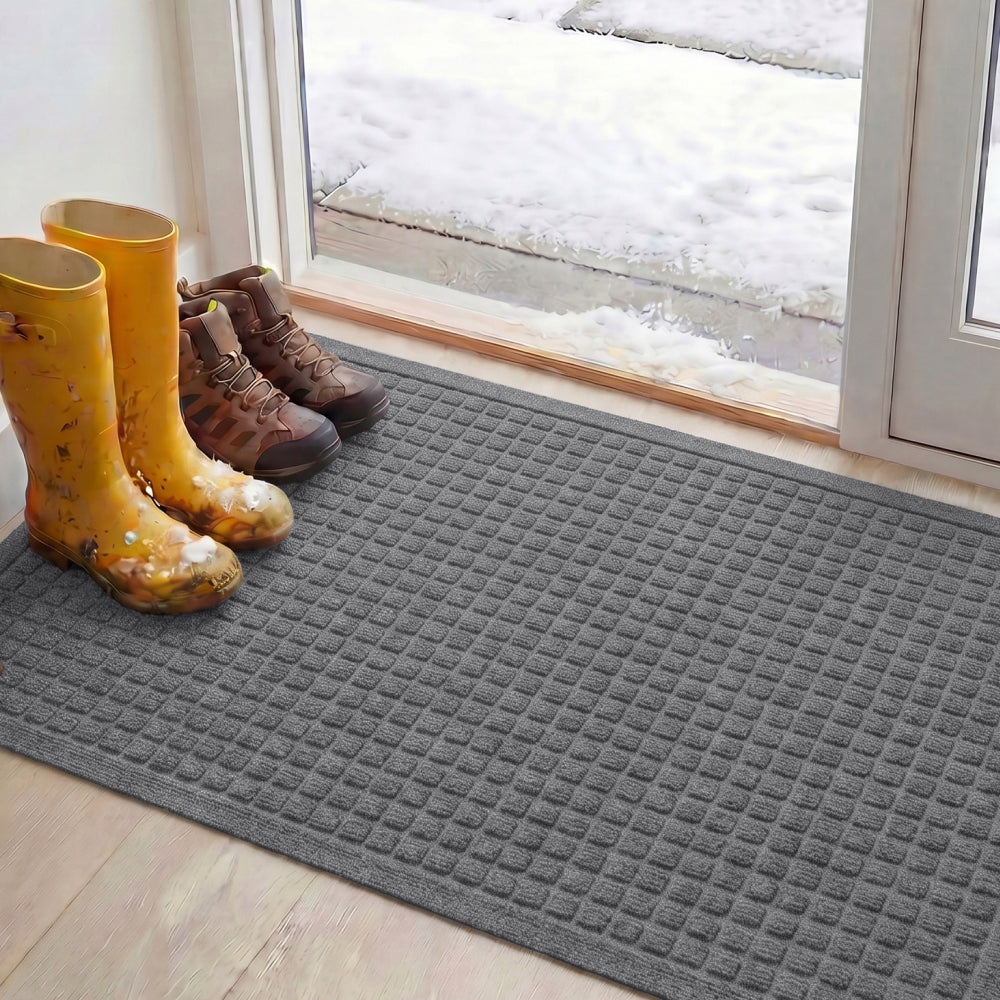 HydroAbsorb Doormat Gorilla Grip Gray 47" x 35"