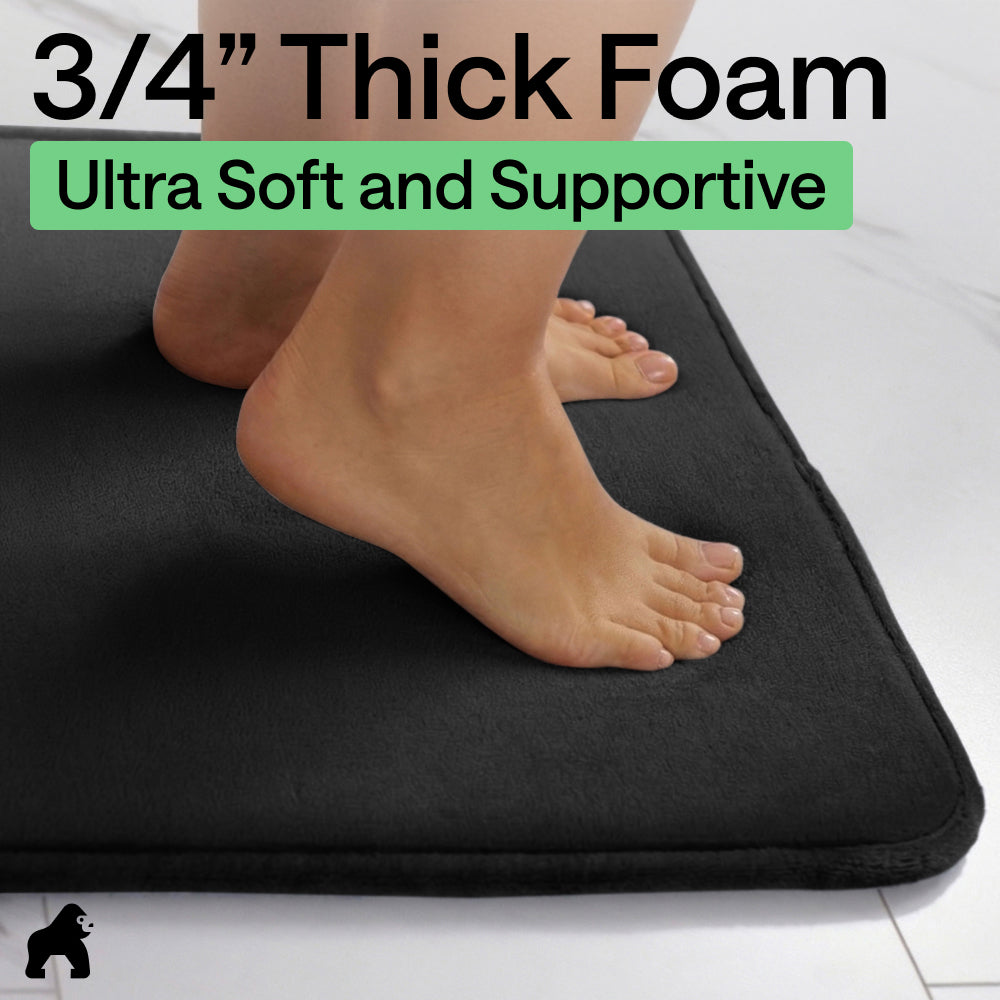 Memory Foam Bath Mat Gorilla Grip